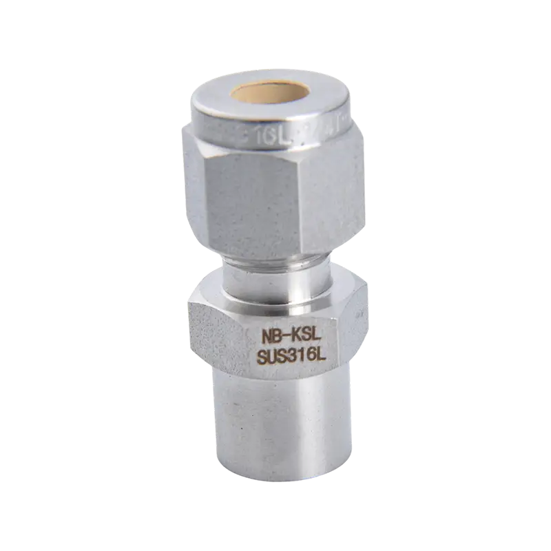 Encaixe de compressão de aço inoxidável 316L para cabeça de soldagem de soquete de tubo
