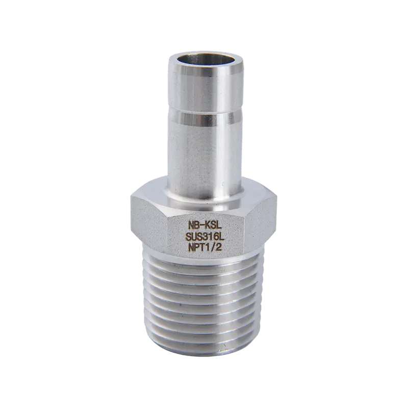 Adaptador de tubo para rosca de aço inoxidável 316L