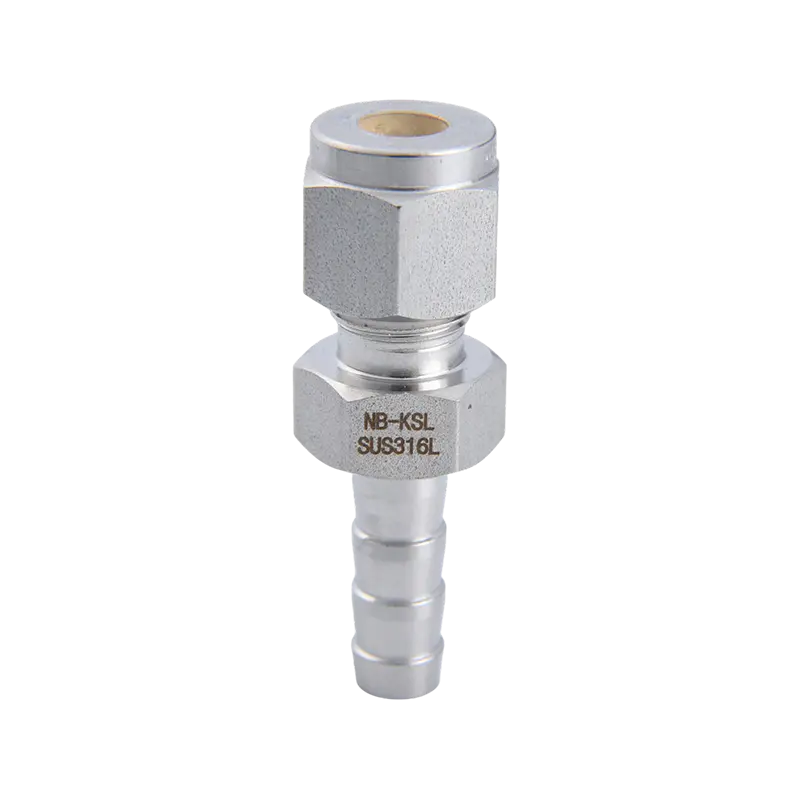 Conector de pagode com manga de cartão de aço inoxidável 316L