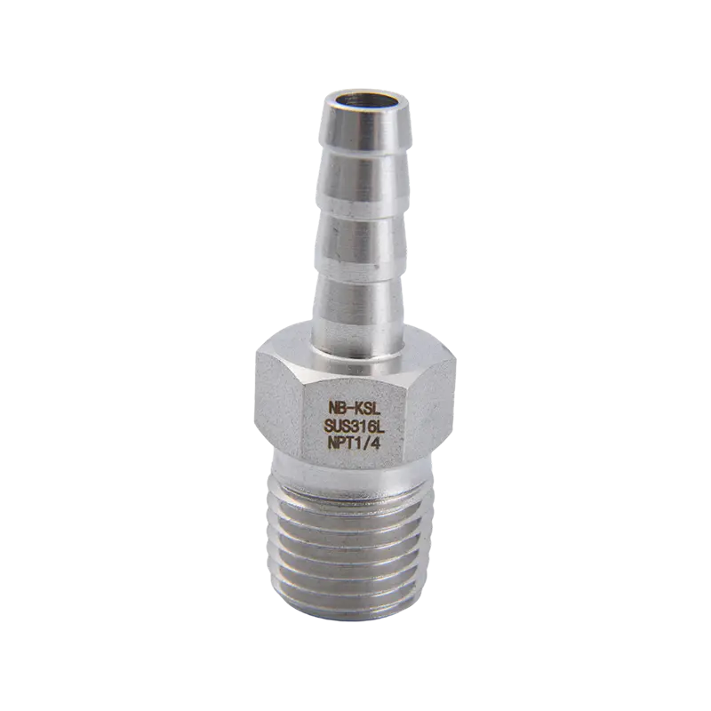 Conector de pagode de rosca externa de aço inoxidável 316L