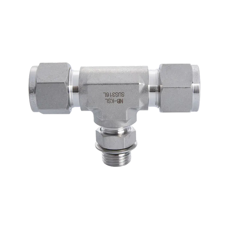 Conector de três vias PRD para válvula de garrafa